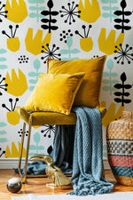 Removable Wallpaper Scandinavian Wallpaper Peel and Stick Wallpaper Wall Paper - B392