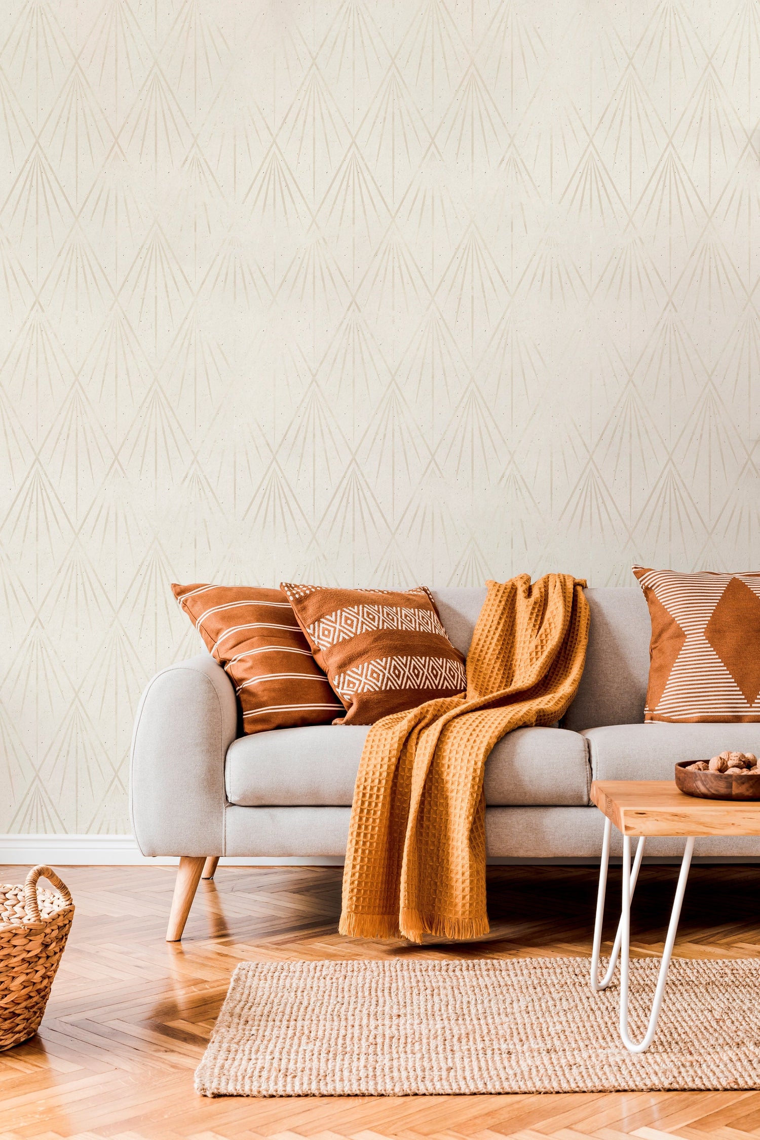 Removable Wallpaper, Scandinavian Wallpaper, Temporary Wallpaper, Minimalistic Wallpaper, Peel and Stick Wallpaper - B552