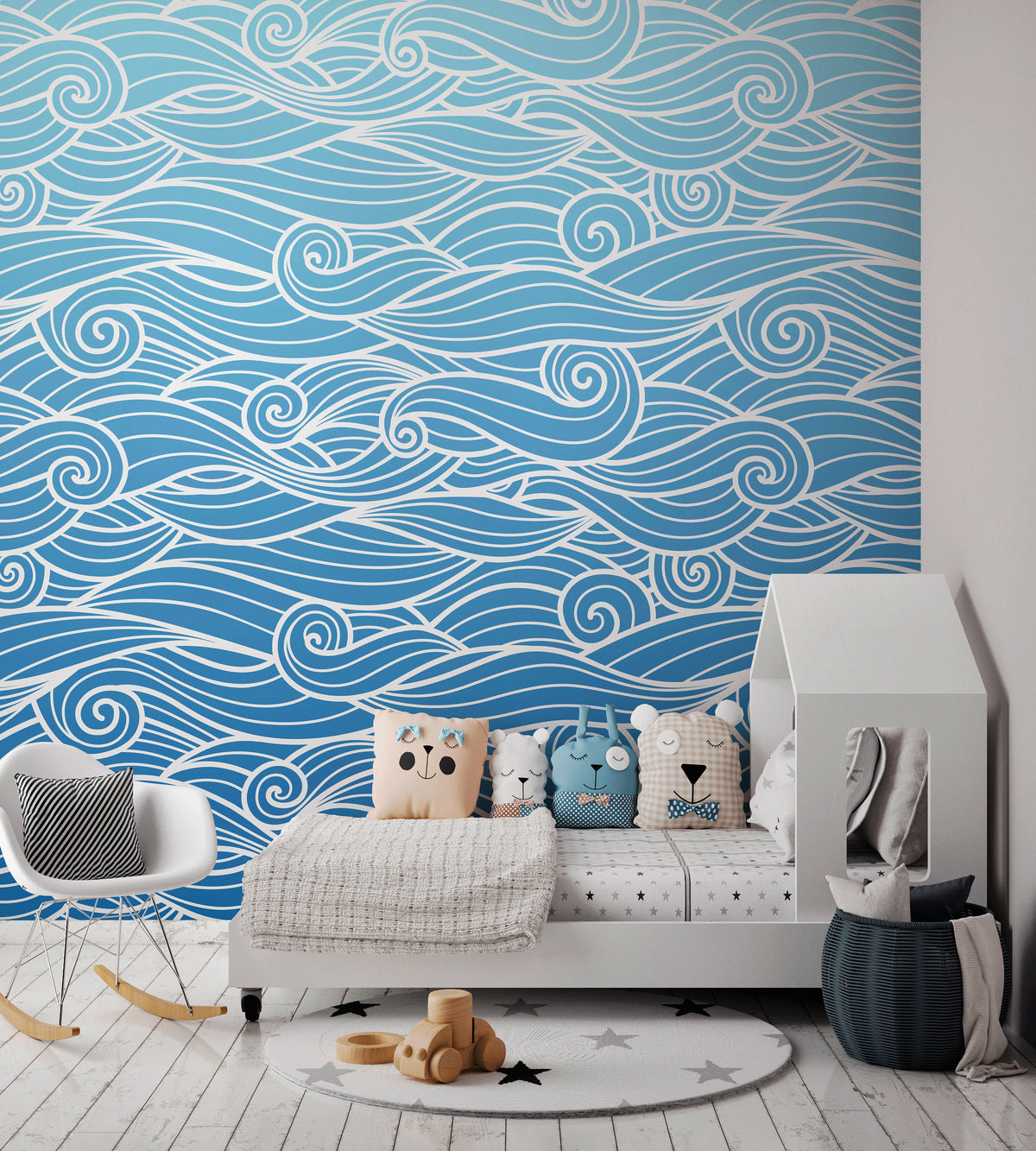 Oceanic Waves Wallpaper - B841