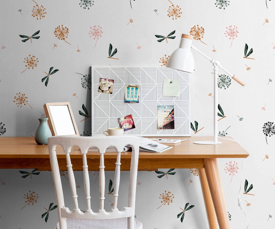 Removable Wallpaper Scandinavian Wallpaper Temporary Wallpaper Minimalistic Wallpaper Peel and Stick Wallpaper Wall Paper - B975