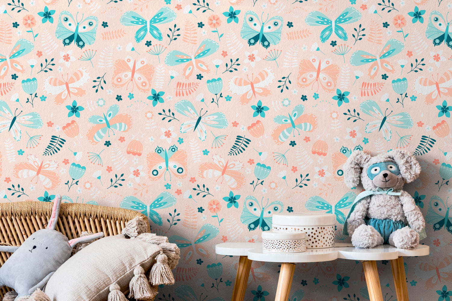 Removable Wallpaper, Scandinavian Wallpaper, Temporary Wallpaper, Minimalistic Wallpaper, Peel and Stick Wallpaper - C104