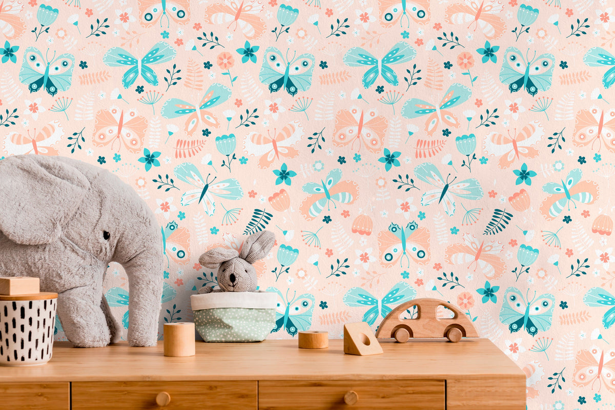 Removable Wallpaper, Scandinavian Wallpaper, Temporary Wallpaper, Minimalistic Wallpaper, Peel and Stick Wallpaper - C104