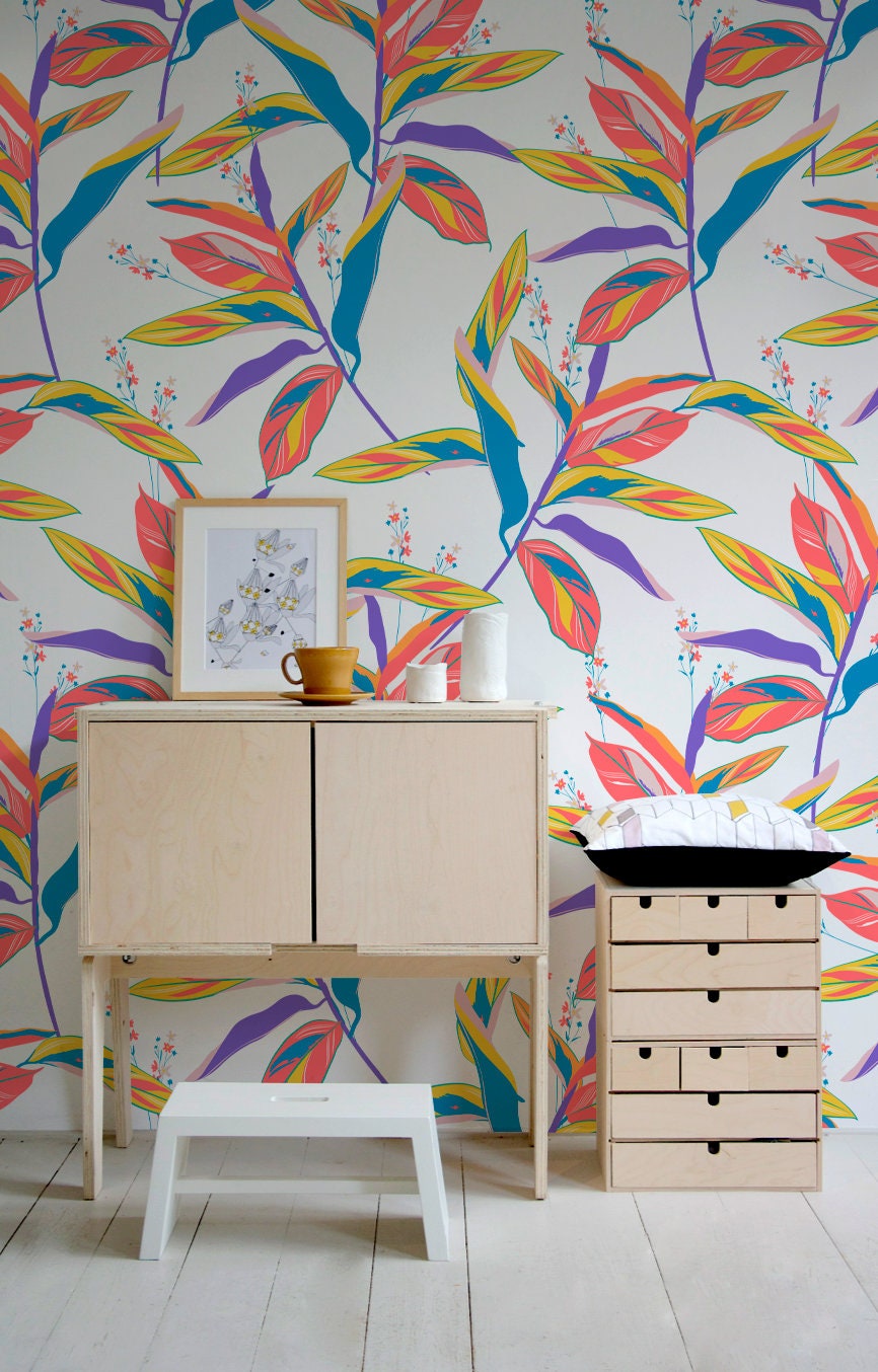 Vibrant Botanicals Wallpaper - C274