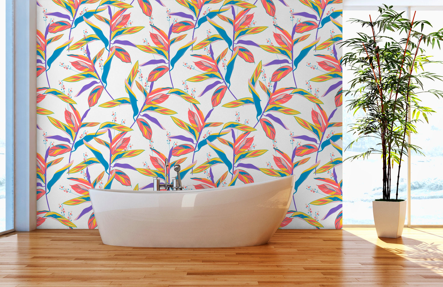 Vibrant Botanicals Wallpaper - C274