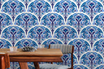 Elegant Floral Symmetry Wallpaper - C236