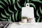 Removable Wallpaper, Tropical Wallpaper, Tropical, Wallpaper, Jungle, Leaves Wallpaper, Jungle Wallcovering - X035