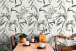 Wallpaper Peel and Stick Wallpaper Removable Wallpaper Home Decor WallArt Wall Decor Room Decor / Tropical Botanical Leaves Wallpaper - C271