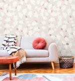 Hand Drawn Removable Wallpaper Scandinavian Wallpaper Temporary Wallpaper Contemporary Wallpaper Peel and Stick Wallpaper Wall Paper - X014