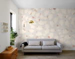 Removable Wallpaper, Scandinavian Wallpaper, Temporary Wallpaper, Minimalistic Wallpaper, Peel and Stick Wallpaper, Leaf Wallpaper - X064