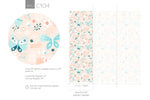 Removable Wallpaper, Scandinavian Wallpaper, Temporary Wallpaper, Minimalistic Wallpaper, Peel and Stick Wallpaper - C104