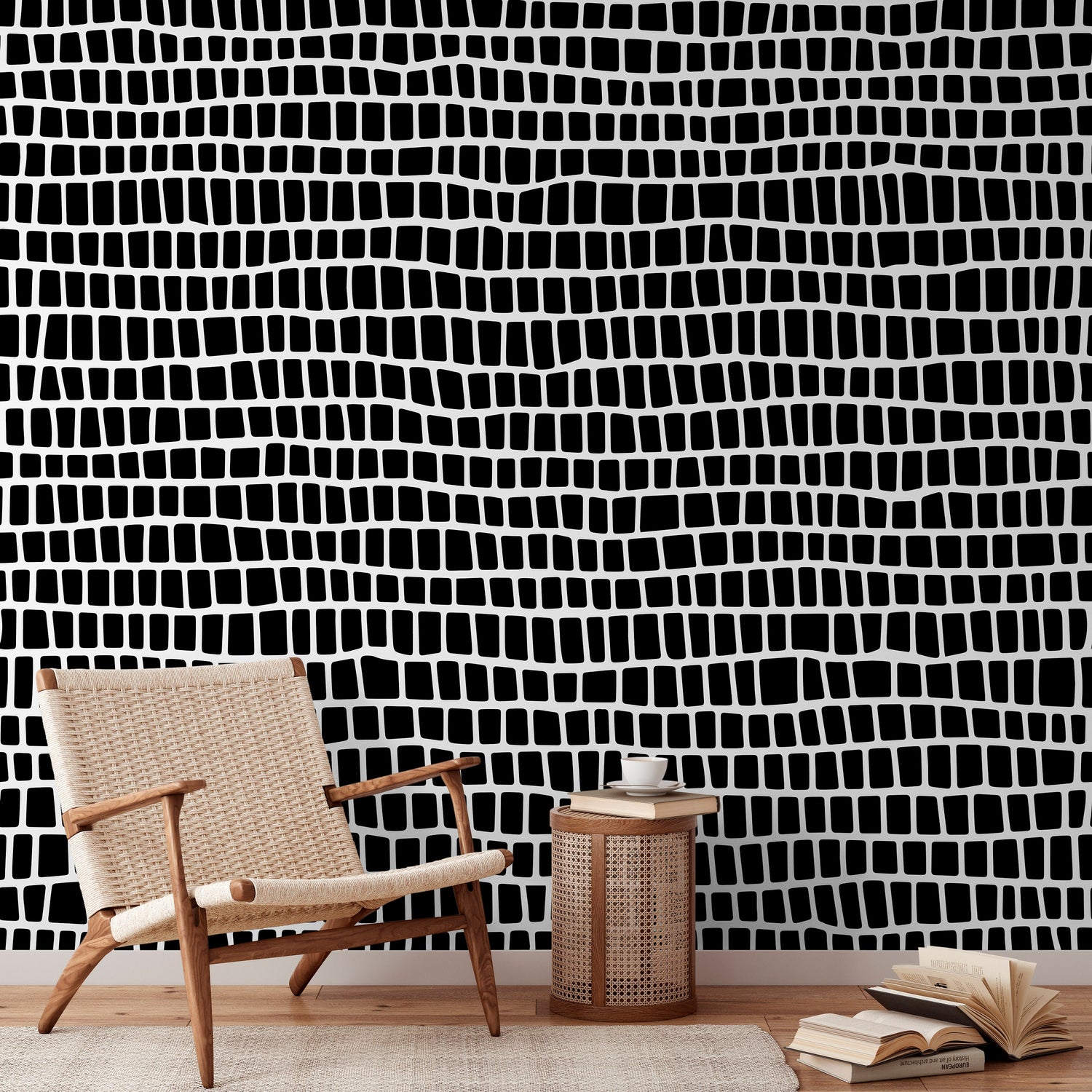 Modern Abstract Geometric Wallpaper - C054