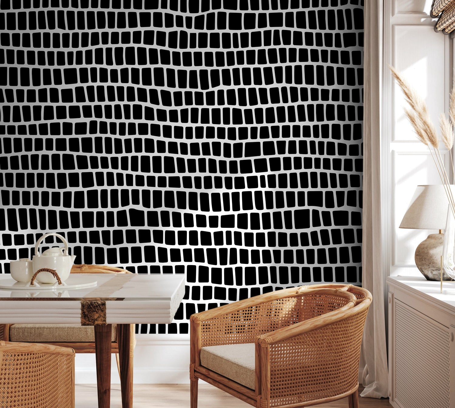 Modern Abstract Geometric Wallpaper - C054