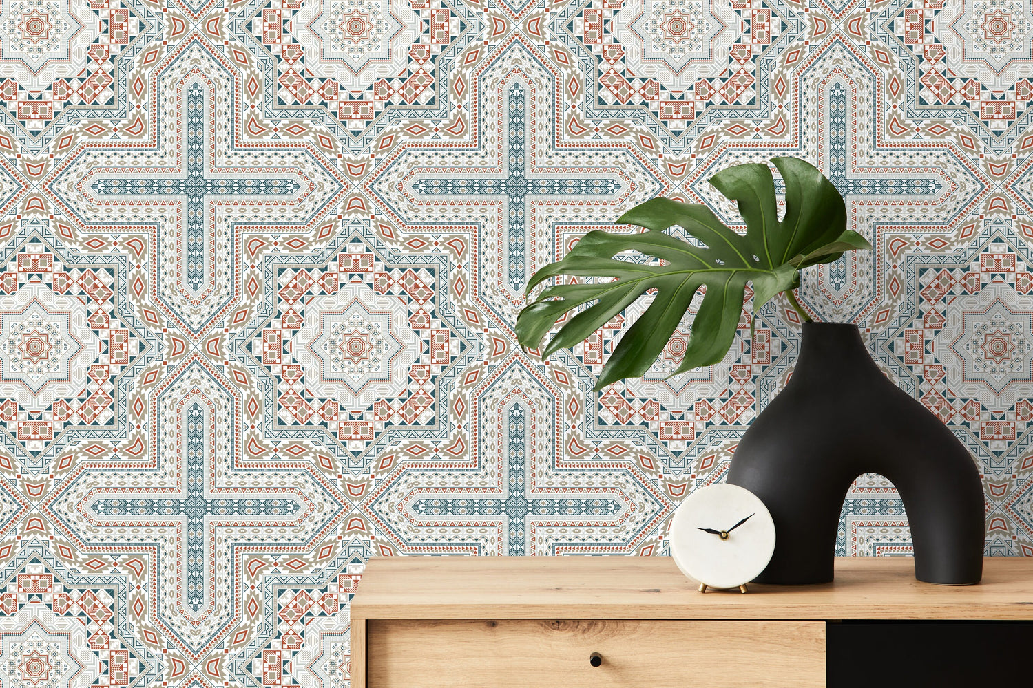 Intricate Medallion Wallpaper - C362