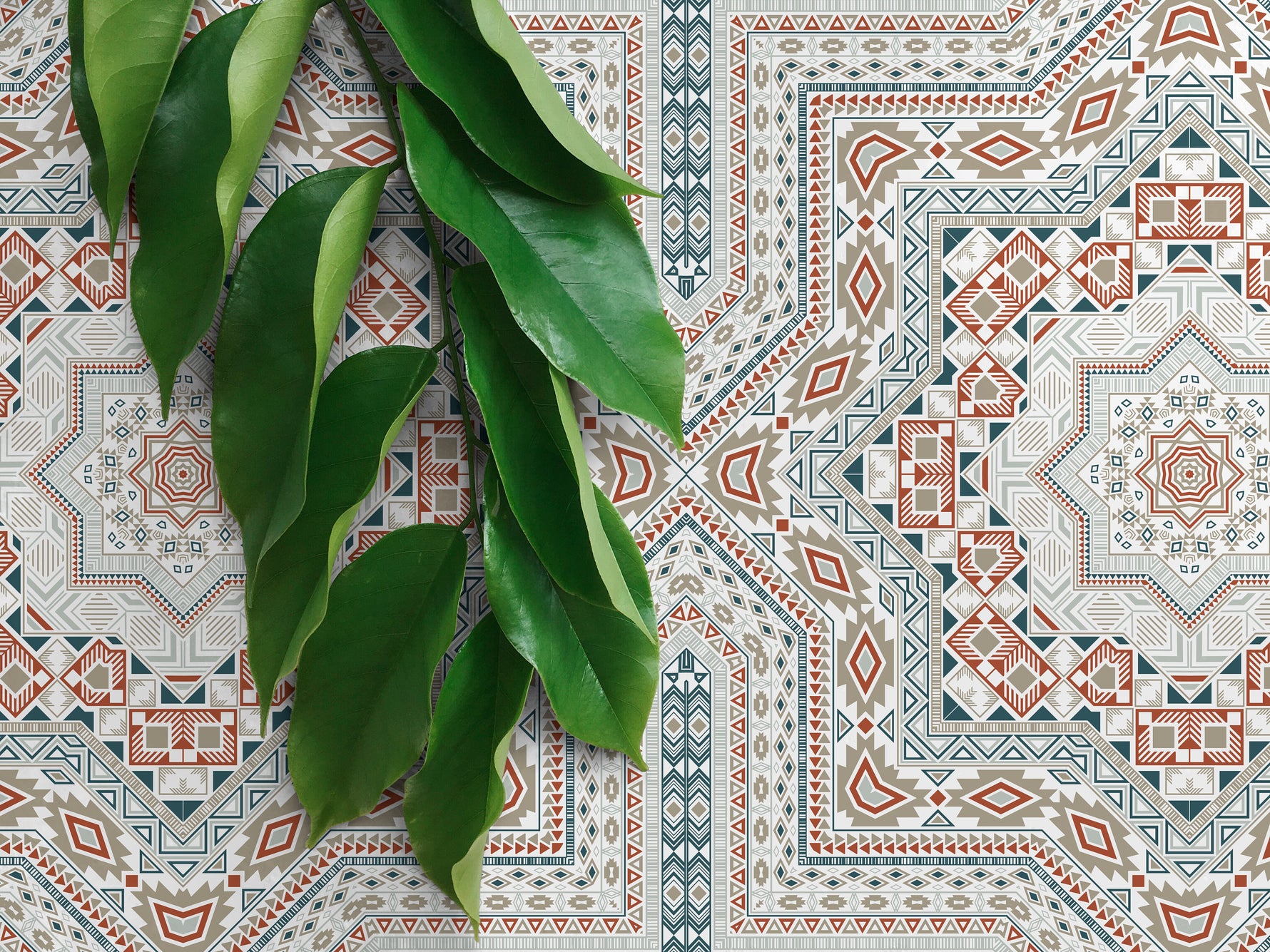 Intricate Medallion Wallpaper - C362