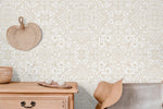 Elegant Paisley Medallion Wallpaper - C368