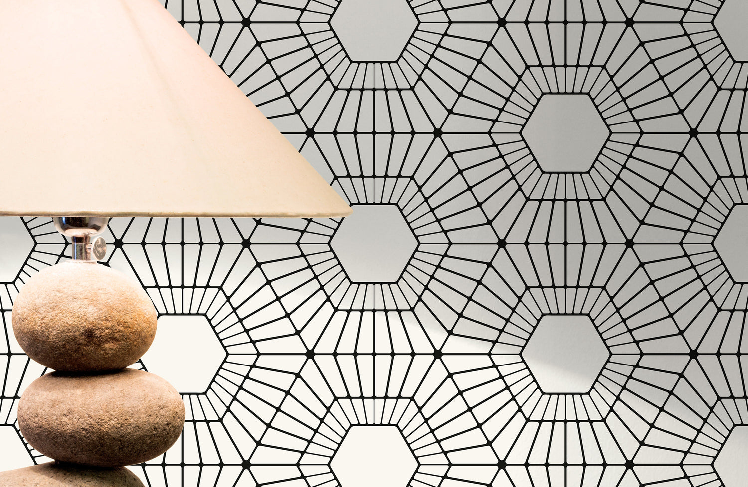 Wallpaper Peel and Stick Wallpaper Removable Wallpaper Home Decor Wall Art Wall Decor Room Decor / Black Geometric Modern Wallpaper - C378