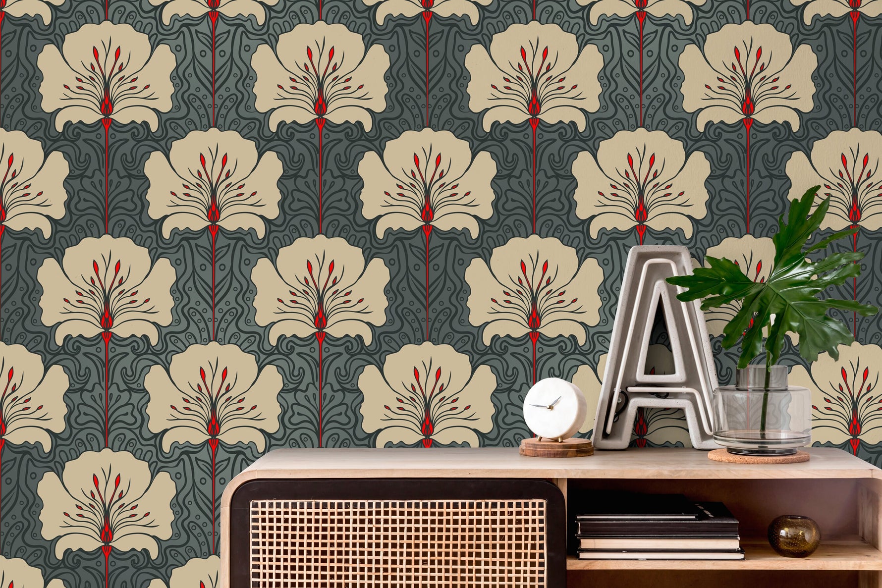 Floral Symphony Wallpaper - C390