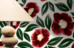 Festive Maroon Florals Wallpaper - C443