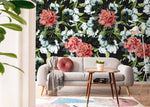 Wallpaper Peel and Stick Wallpaper Removable Wallpaper Home Decor Wall Art Wall Decor Room Decor / Vintage Flower Wallpaper - B081