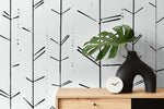 Wallpaper Peel and Stick Wallpaper Removable Wallpaper Home Decor Wall Art Wall Decor Room Decor / Minimalist Boho Wallpaper - C485