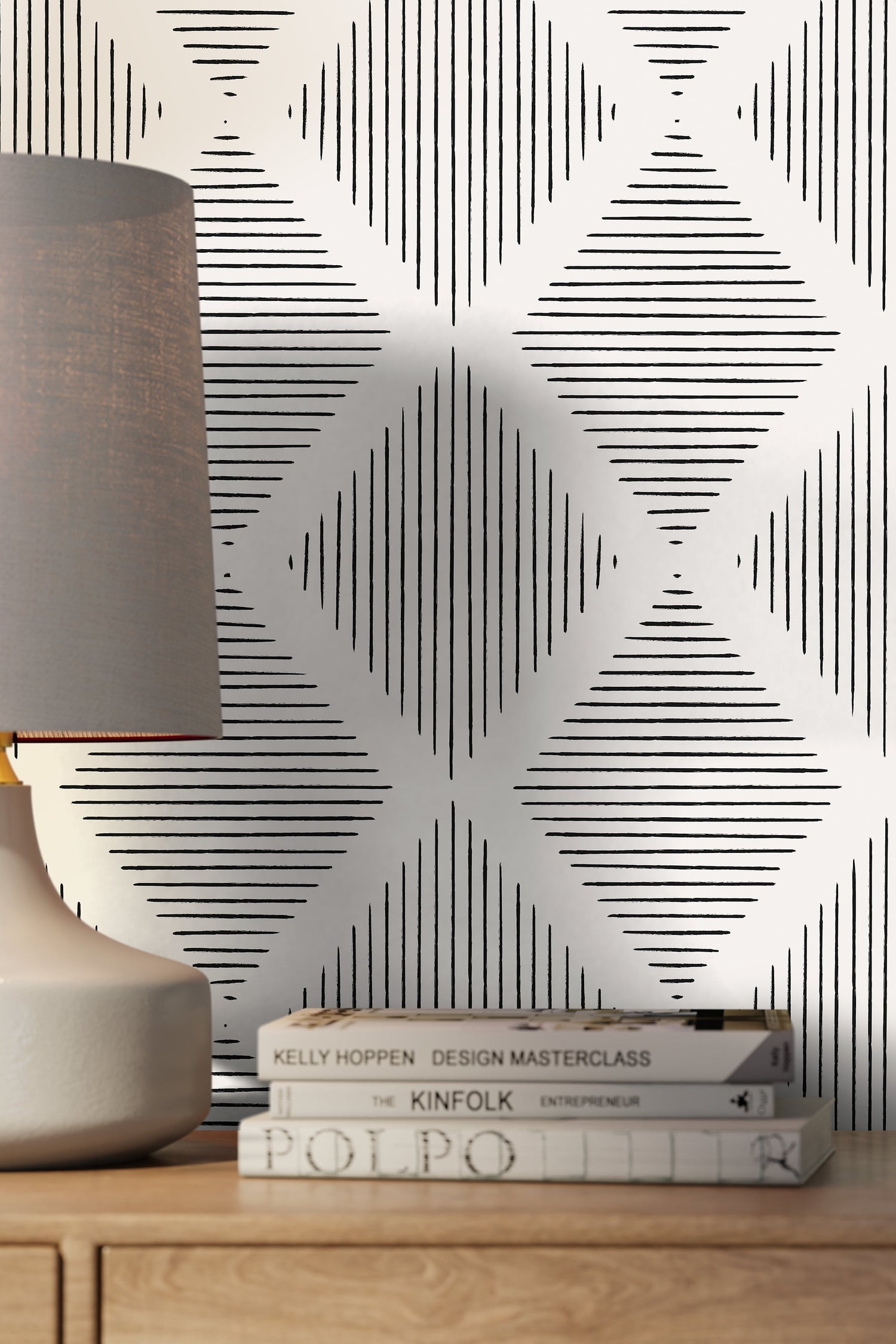 Wallpaper Peel and Stick Wallpaper Removable Wallpaper Home Decor Wall Art Wall Decor Room Decor / Modern Geometric Wallpaper - C523