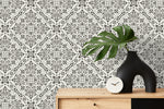 Marrakech Tile Geometric Wallpaper / Peel and Stick Wallpaper Removable Wallpaper Home Decor Wall Art Wall Decor Room Decor - C713