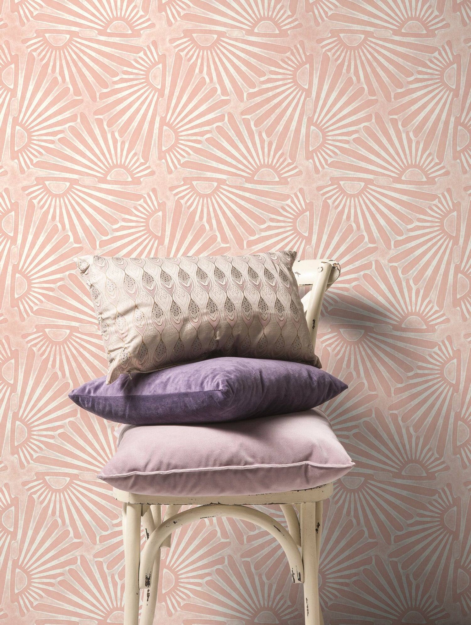 Pink Abstract Modern Wallpaper / Peel and Stick Wallpaper Removable Wallpaper Home Decor Wall Art Wall Decor Room Decor - C736