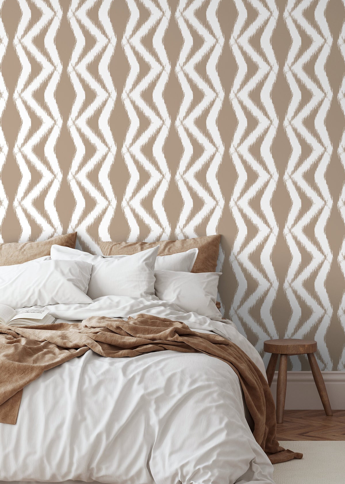 Modern Geometric Zigzag Wallpaper - C753