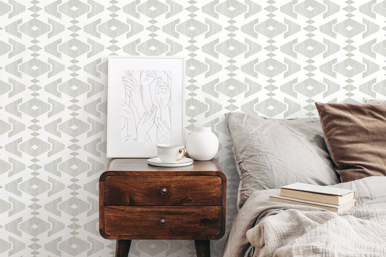 Geometric Elegance Wallpaper - C981