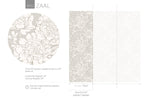 Light Boho Peony Wallpaper Peel and Stick Removable Repositionable Floral Minimalistic Abstract - ZAAL