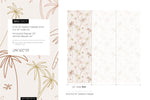 Mayami Wallpaper Tropical Boho Palms in Neutral Tones Wallpaper Nature Wallpaper Peel and Stick Removable Repositionable - ZACF