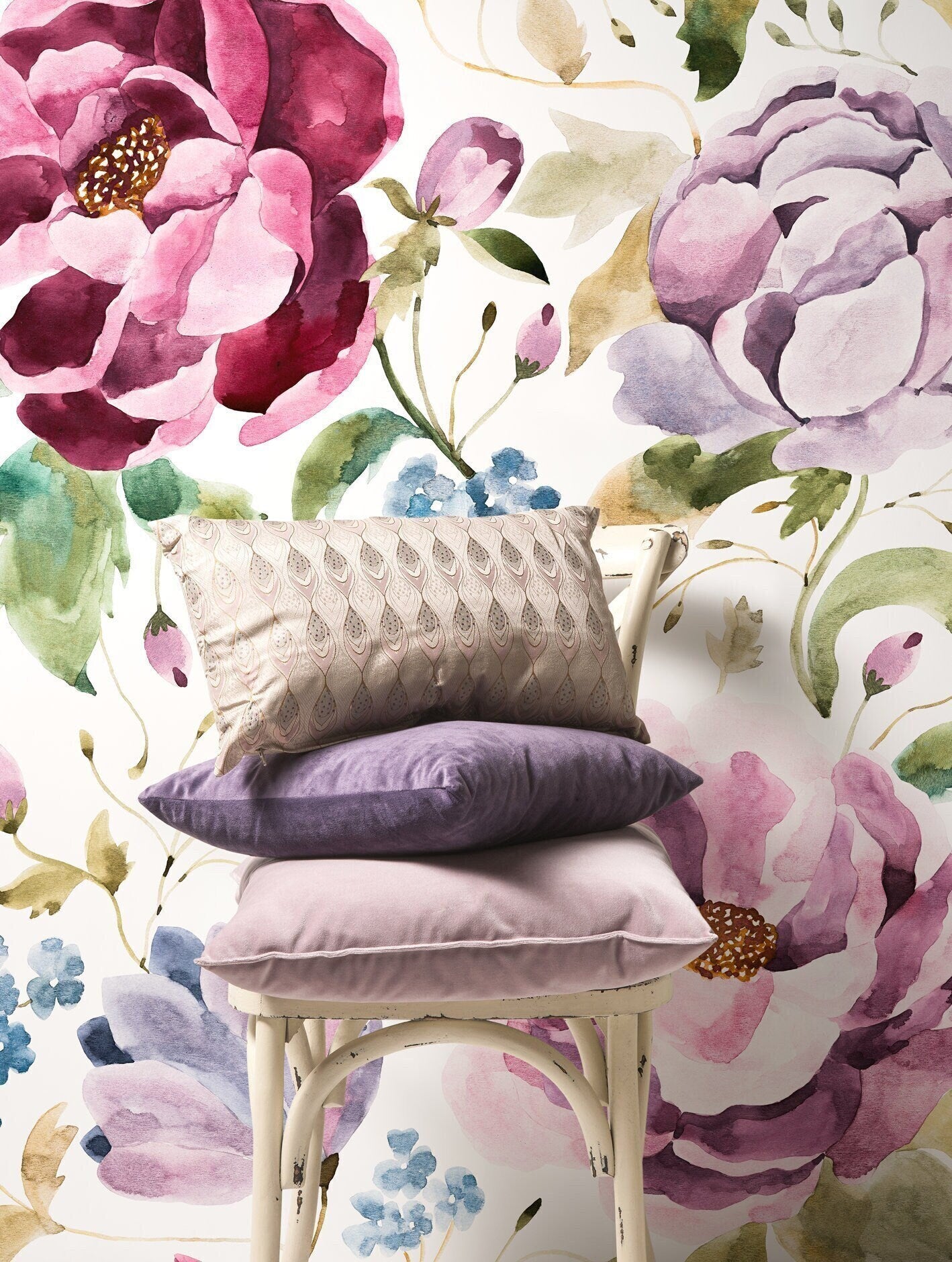 Floral Elegance Wallpaper - C964