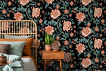 Elegant Floral Elegance Wallpaper - D129