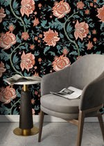 Elegant Floral Elegance Wallpaper - D129