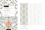 Elegant Floral Symphony Wallpaper - D221