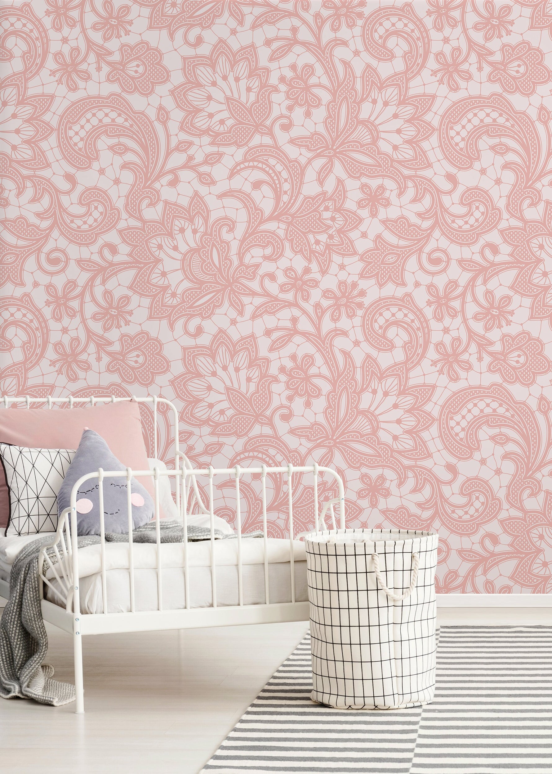 Floral Paisley Elegance Wallpaper - D211