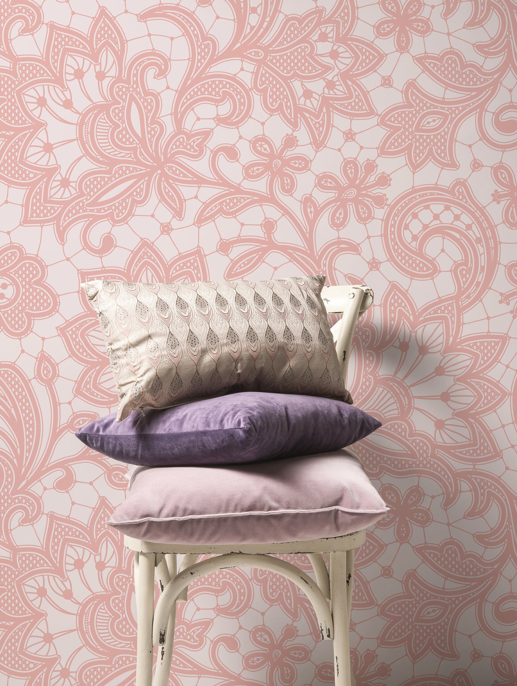 Floral Paisley Elegance Wallpaper - D211