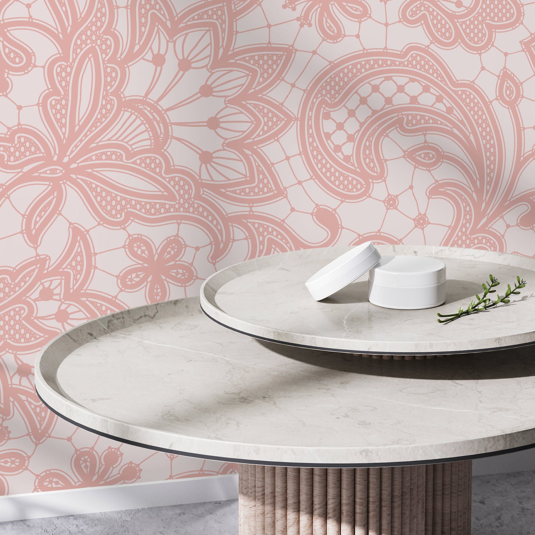 Floral Paisley Elegance Wallpaper - D211