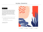 Abstract Botanical Textures Wallpaper - B450