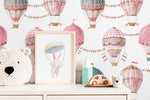 Vintage Hot Air Balloon Wallpaper - D532