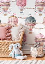 Vintage Hot Air Balloon Wallpaper - D532