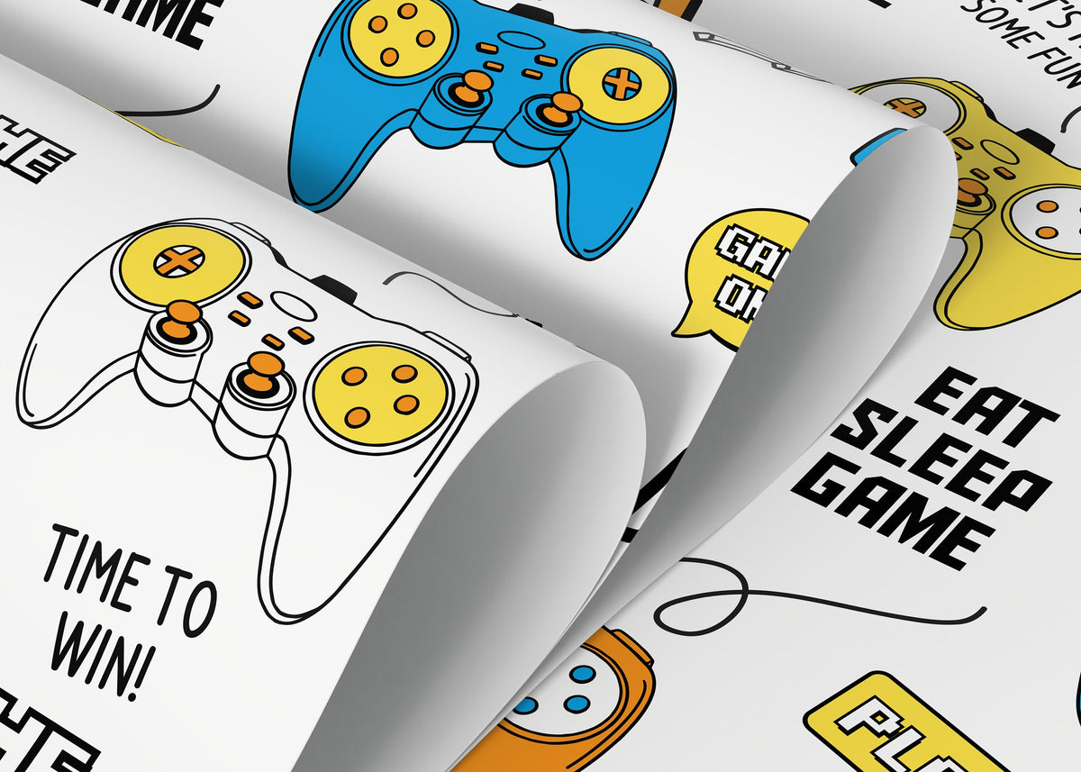 Removable Wallpaper Peel and Stick Wallpaper Wall Paper Wall Mural - Video Gamer- Control Wallpaper - B534