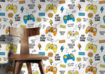 Removable Wallpaper Peel and Stick Wallpaper Wall Paper Wall Mural - Video Gamer- Control Wallpaper - B534