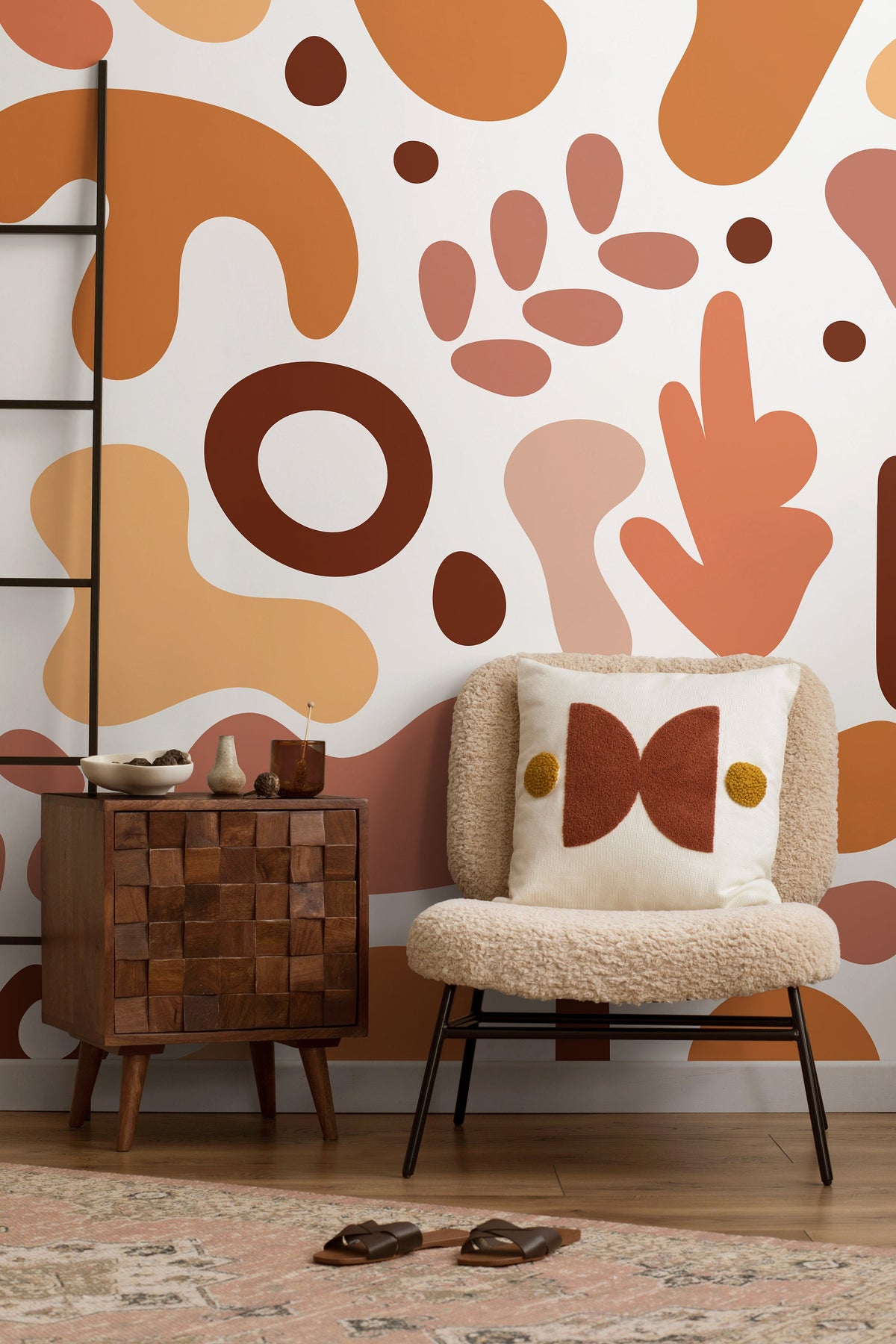 Peel and Stick Wallpaper Removable Wallpaper Contemporary Wall Mural Temporary Wallpaper Abstract Wallpaper - AS2-B671