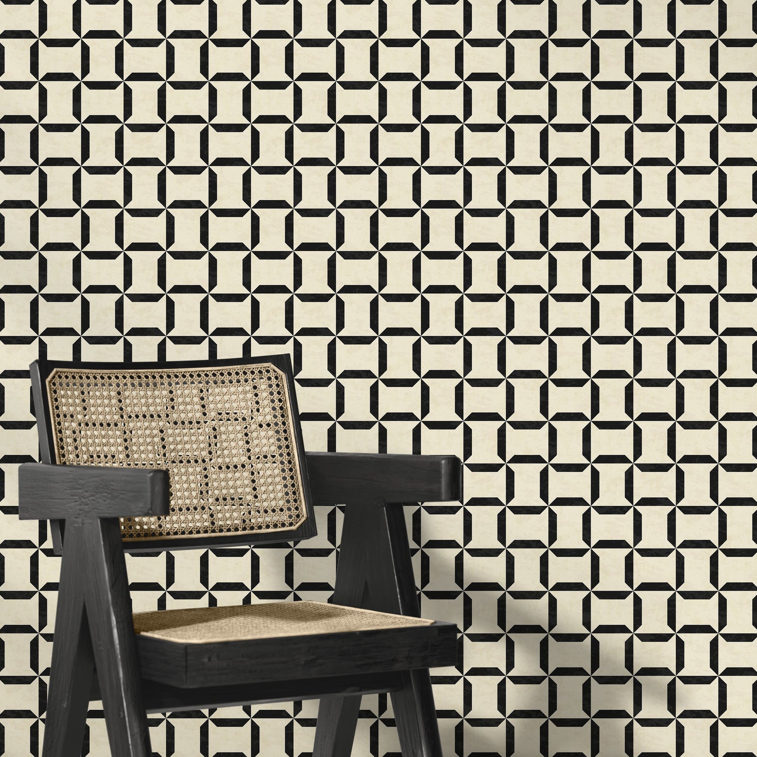 Removable Wallpaper Peel and Stick Wallpaper Wall Paper Wall Mural - Geometric Triangles Wallpaper - C158