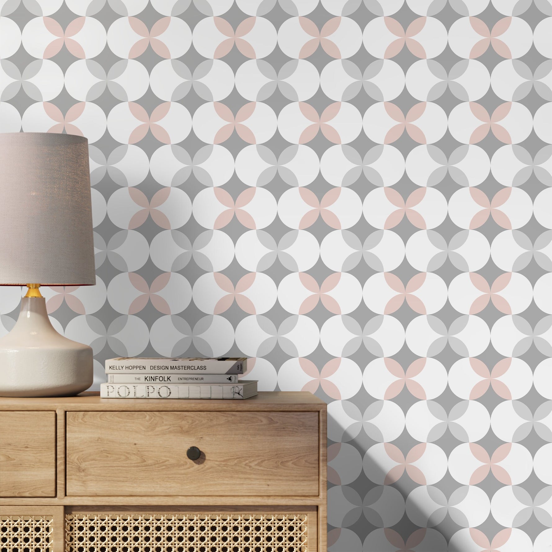 Removable Wallpaper Peel and Stick Wallpaper Wall Paper Wall Mural - Geometric Triangles Wallpaper - C205