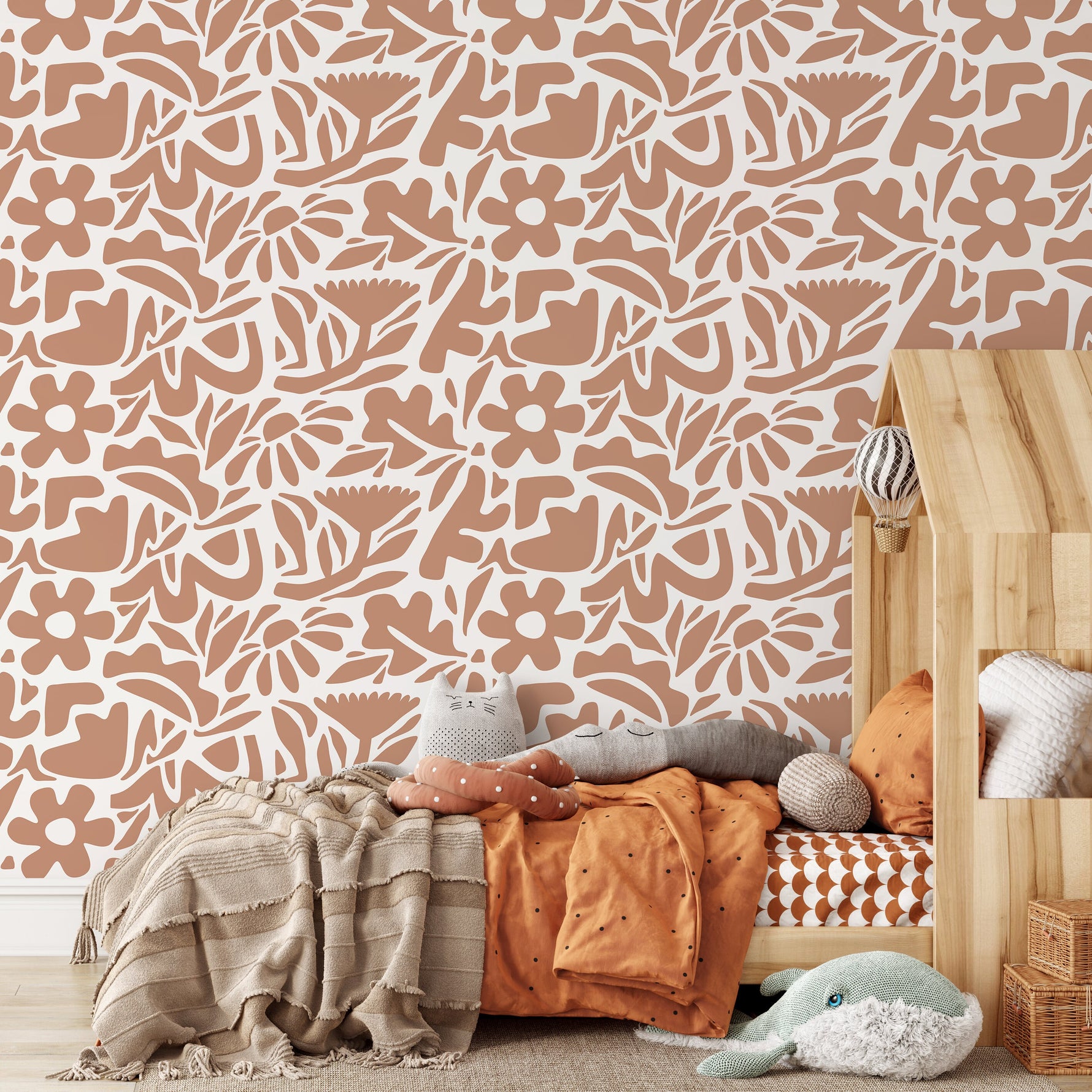 Floral Elegance Wallpaper - D674