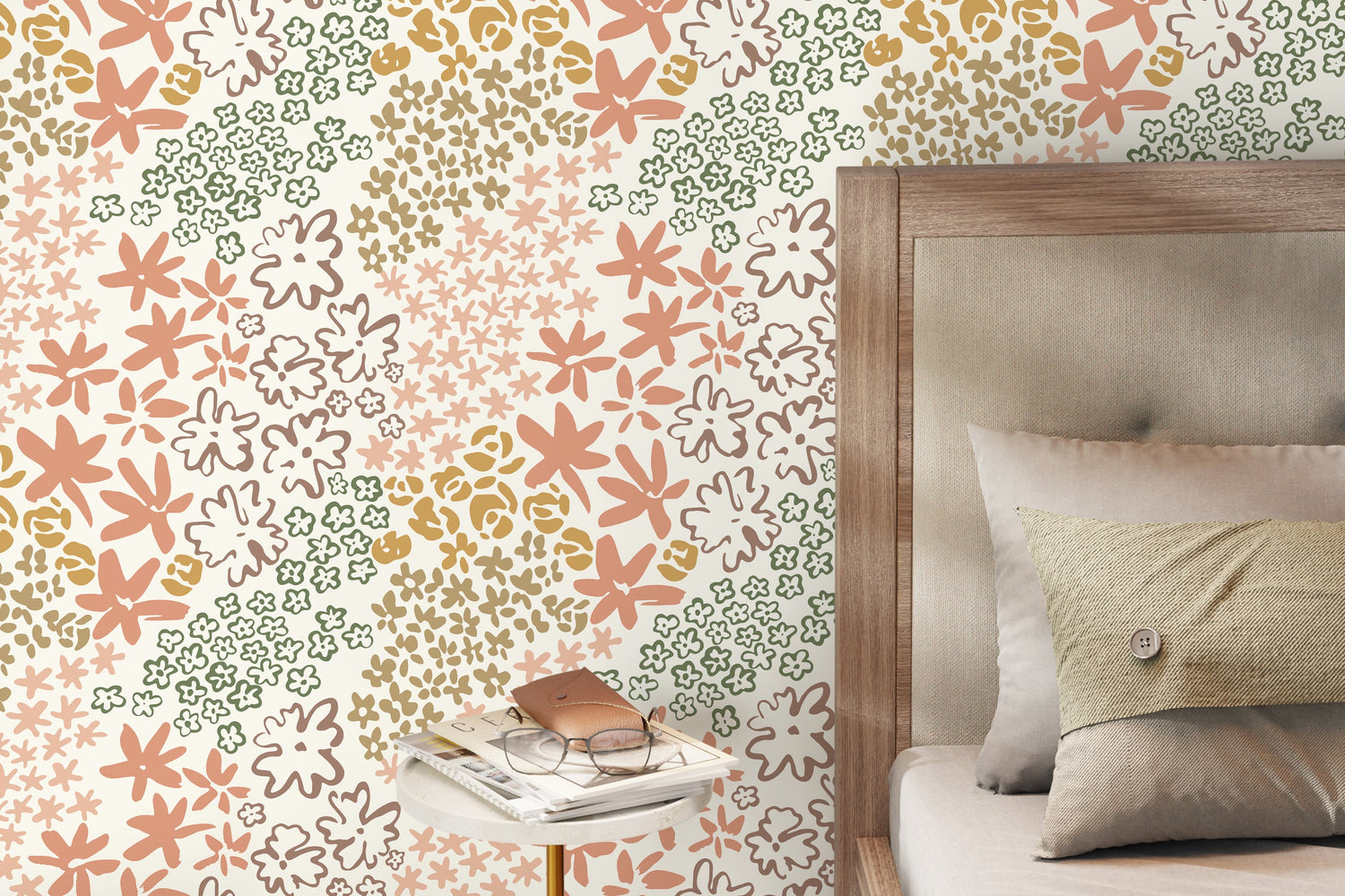 Floral Harmony Wallpaper - D166