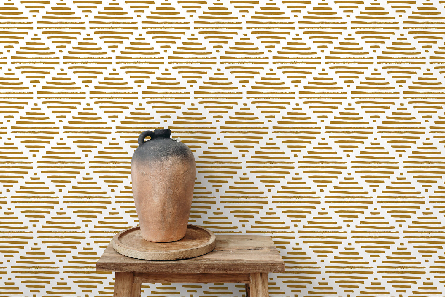 Wallpaper Peel and Stick Wallpaper Removable Wallpaper Home Decor Wall Art Wall Decor Room Decor / Abstract Geometric Wallpaper - B947