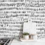 Removable Wallpaper Peel and Stick Wallpaper Wall Paper Wall Mural - Hand Draw Wallpaper - AS1-C098